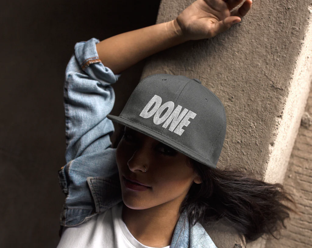 "DONE" Premium Snapback