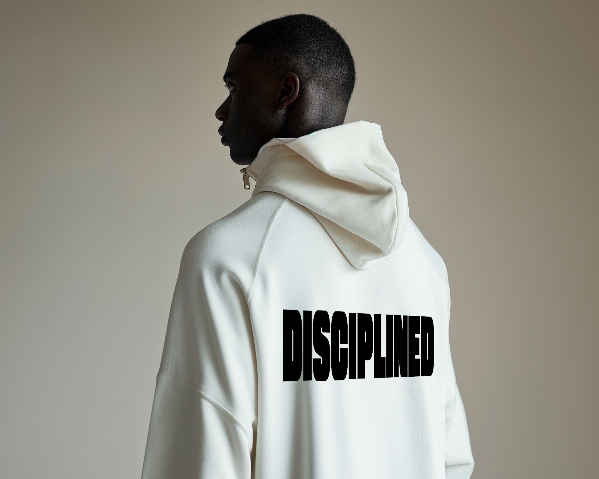 "DISCIPLINED" Zipper Hoodie