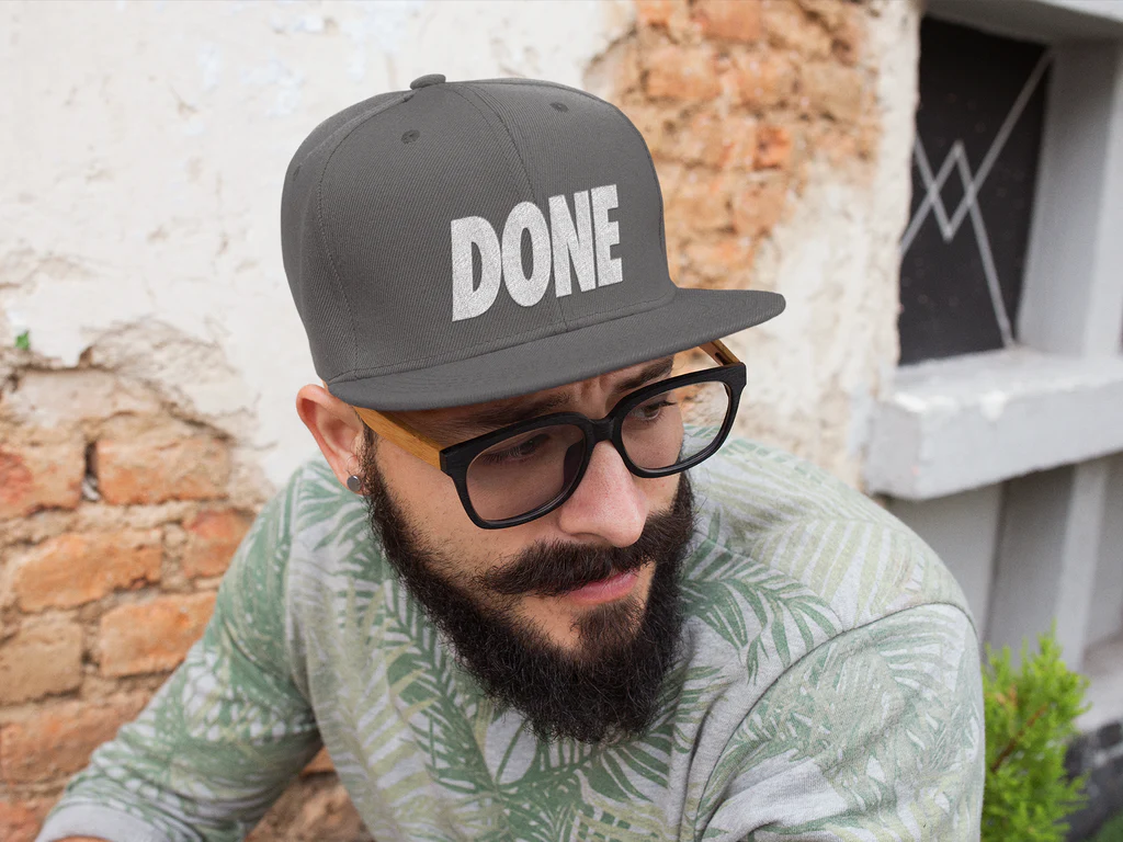 "DONE" Premium Snapback